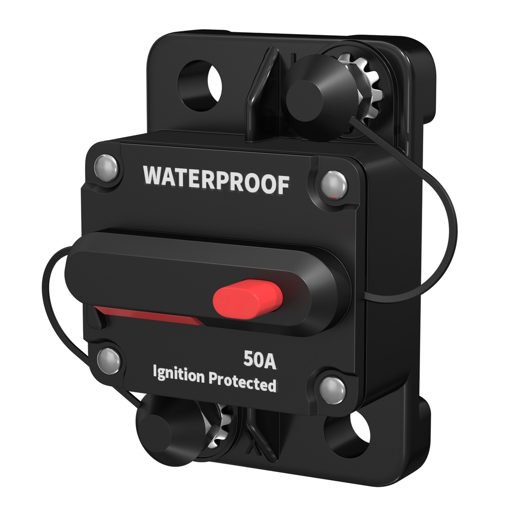 50 Amp Circuit Breaker 12 Volt Circuit Breaker Miniature Waterproof ...