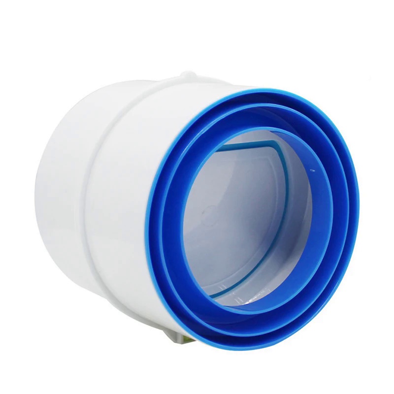 1PC PVC Exhaust Fan Check Valve Round Pipe Backdraft Damper 75/110mm ...