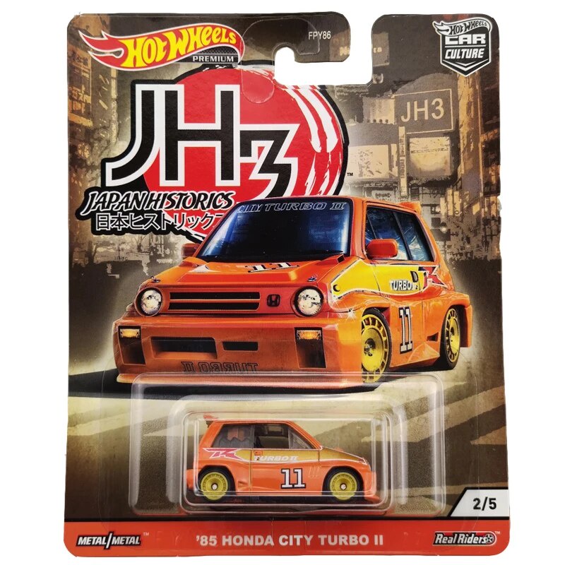 31Z Hot Wheels 1/64 Car Culture Japan Historics 85 HONDA CITY TURBO ...