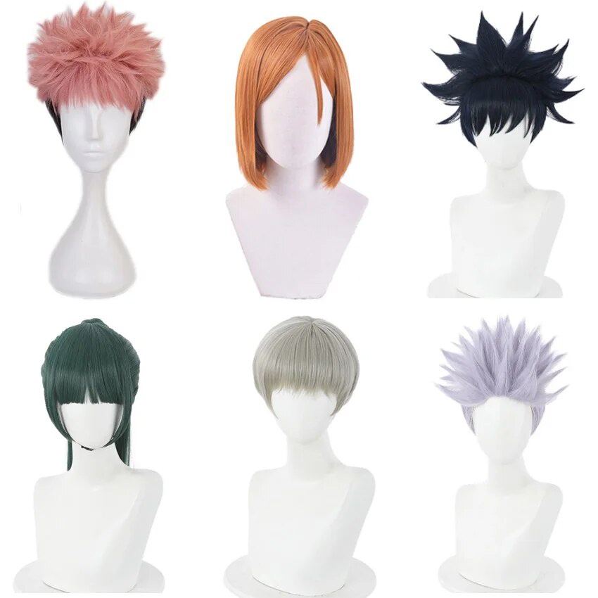 63E Jujutsu Kaisen Wigs Itadori Yuji Fushiguro Megumi Kugisaki Nobara ...