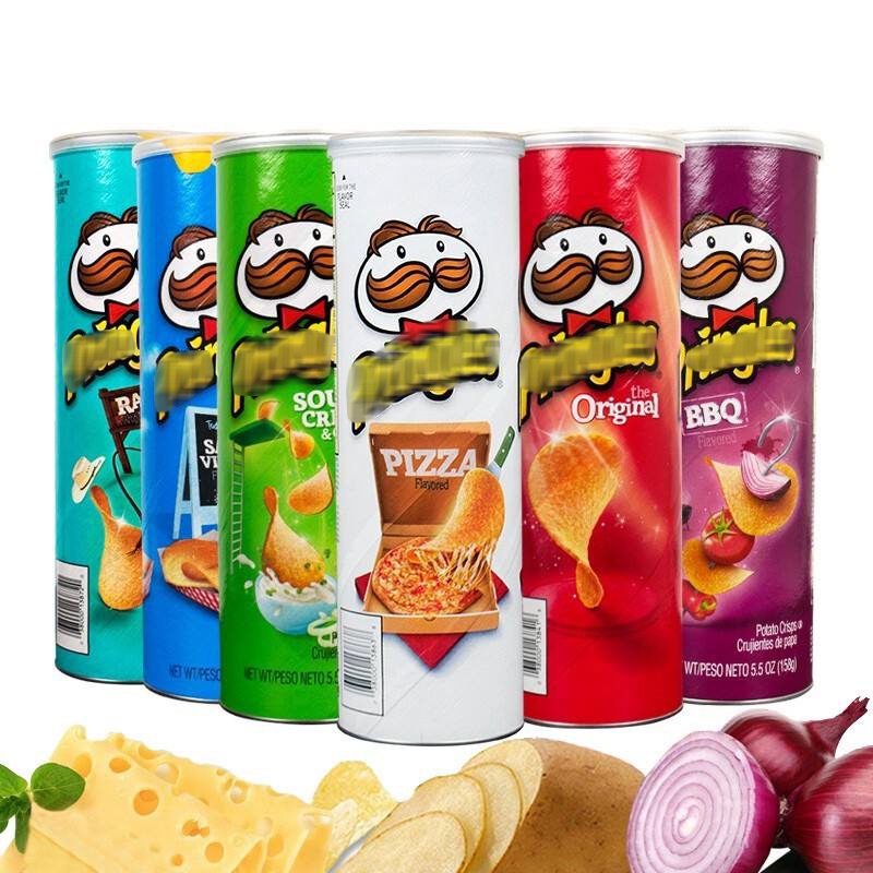 Wholesale Potato Chips Pringle Canned Puffed Food Snack Exotic Snack