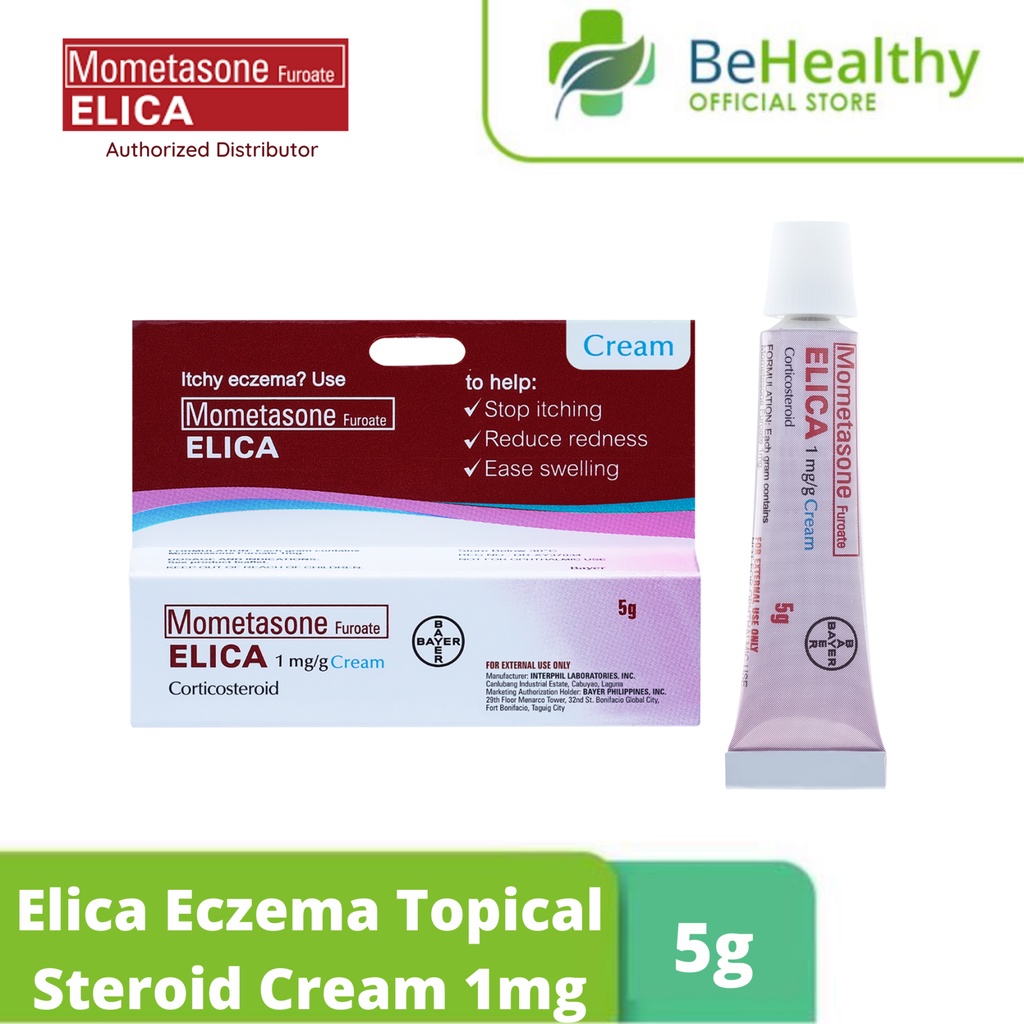 Elica Eczema Topical Steroid Cream 5g | Shopee Philippines