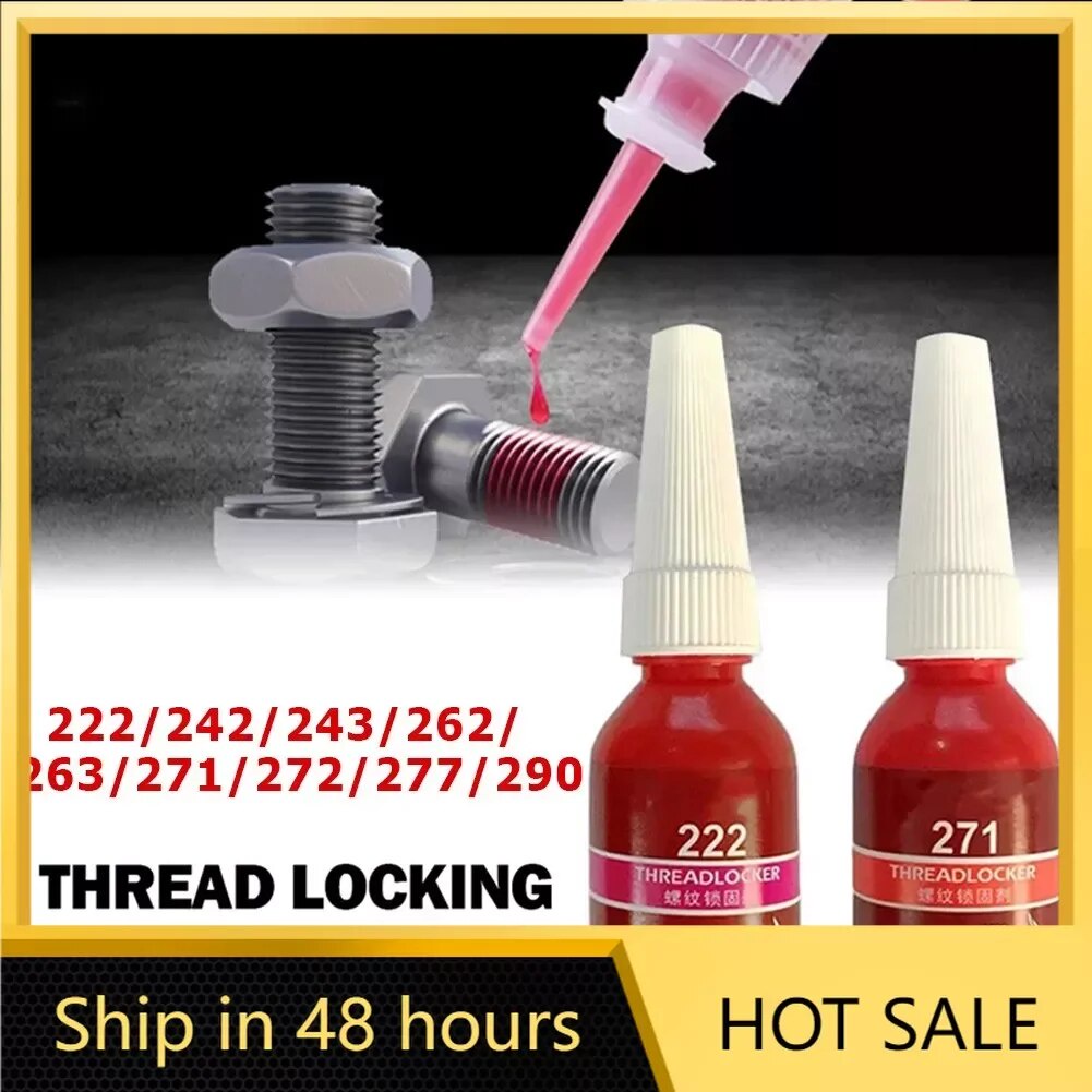 10ml Threadlocker 222/242/243/262/263/271/277/290 Anaerobic Adhesive ...