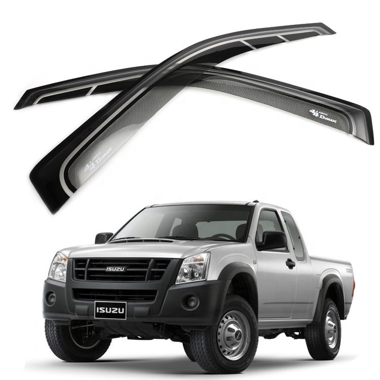 Customization Car Accessories Wind Deflector Black Rain Shield Window