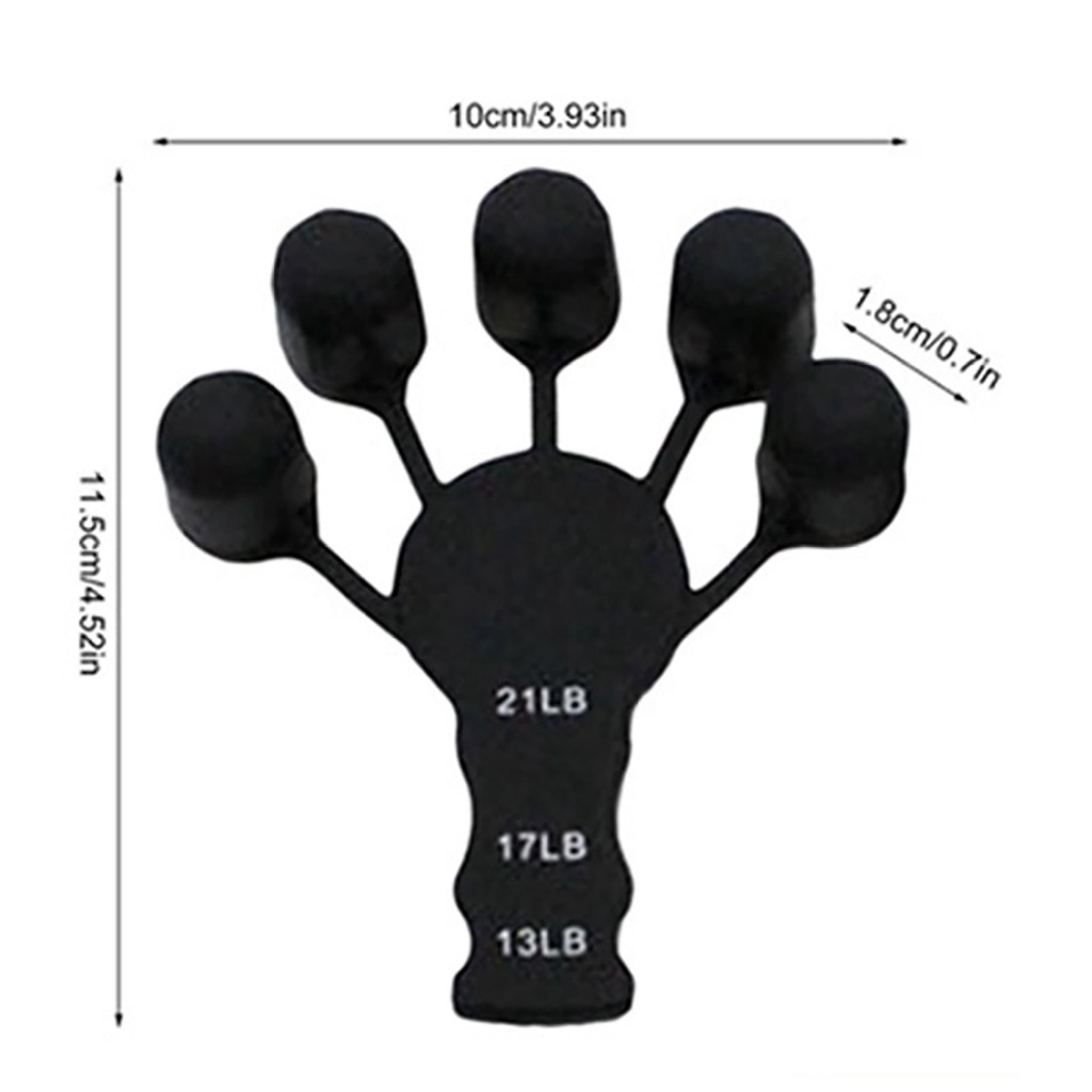 Finger Gripper Silicone Grip Device 6 Resistant Finger Exercise