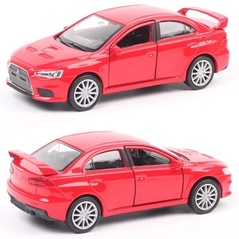 47M Welly Children s 1:36 Scale Mitsubishi Lancer Evolution X EVO Car ...