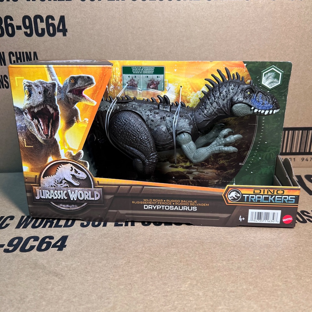 70K Jurassic World Dominion Dinosaur Figure Dryptosaurus Wild Roar With ...