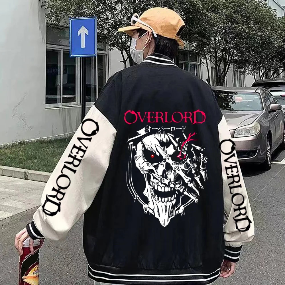 17E Unisex Anime Pullovers Overlord Ainz Ooal Gown Jacket Coat