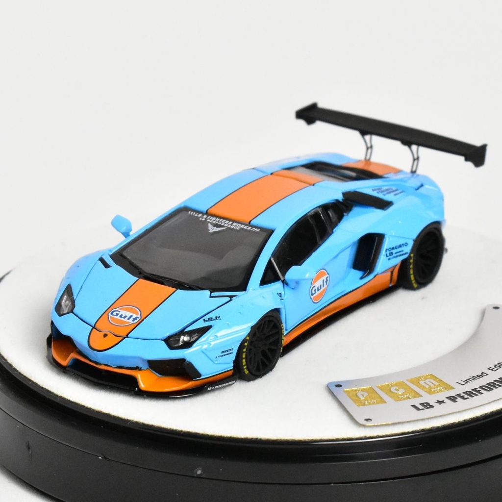 Pgm 1: 64 Lamborghini LP700-4 AVENTADOR GULF Bay Full Drive Alloy Car ...