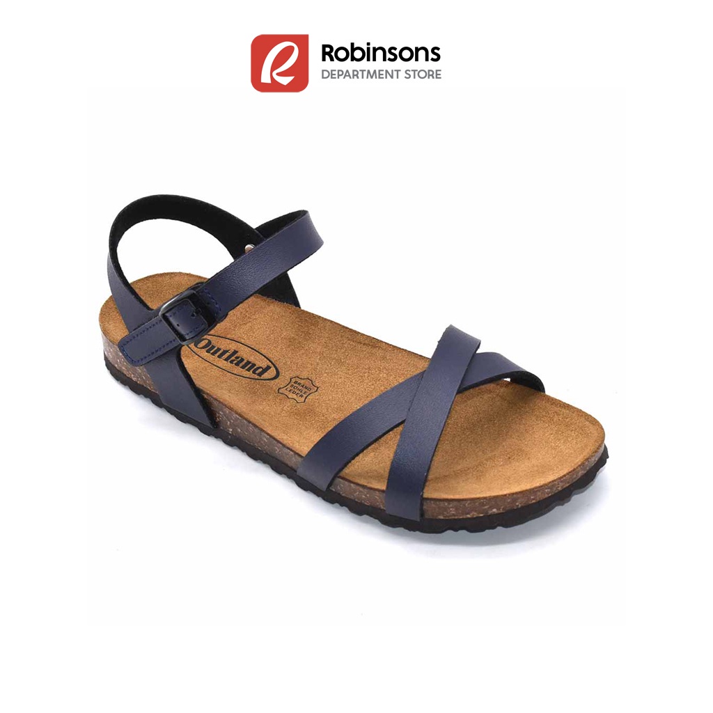 Outland OL 179608 Indiana Flat Sandals Womens Navy Blue Shopee Philippines