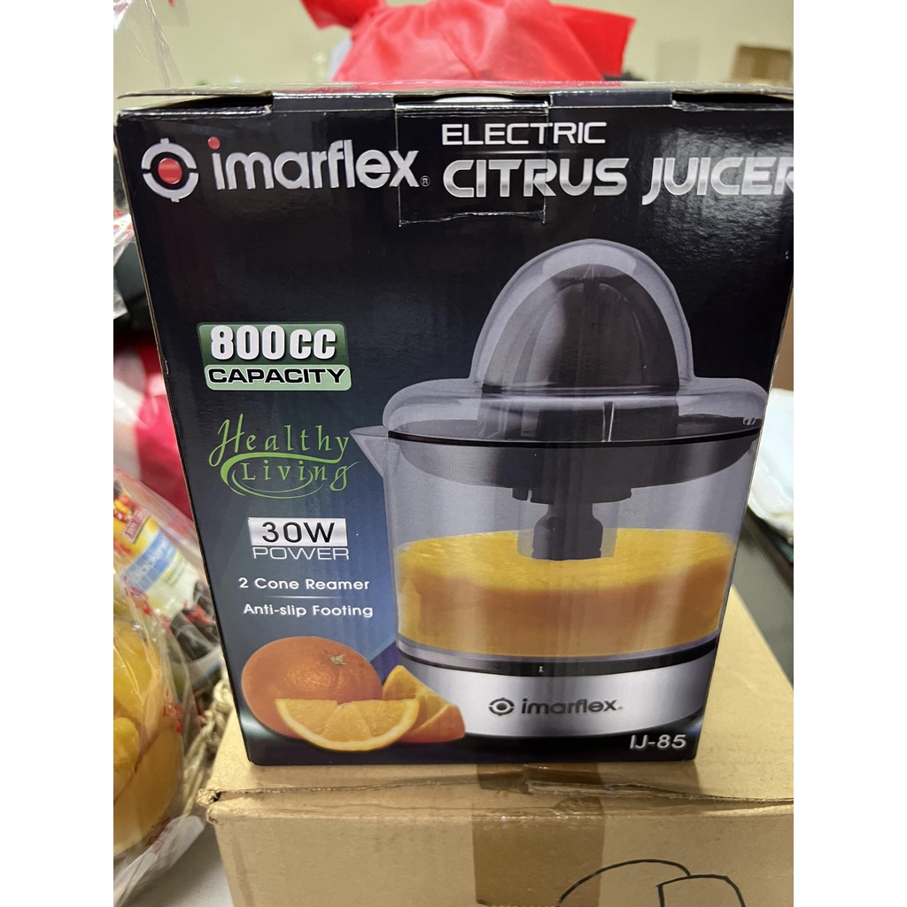 Brand New Imarflex Electric Citrus Juicer 30W power 2 cone Reamer Anti