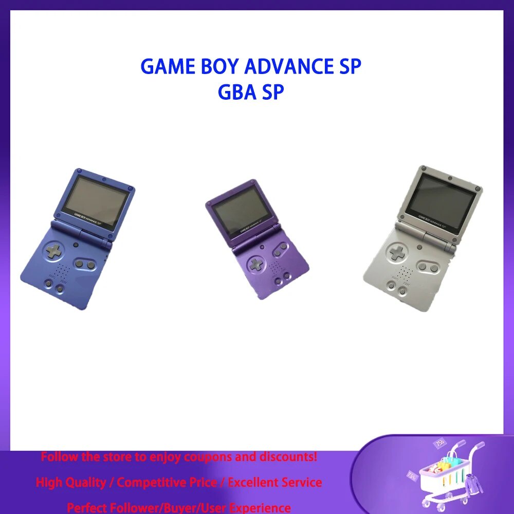 ✣Refurbished GBA SP with IPS Backlight LCD Module - Game Boy Advance SP  Handheld Game Console GB ♤B | Shopee Philippines