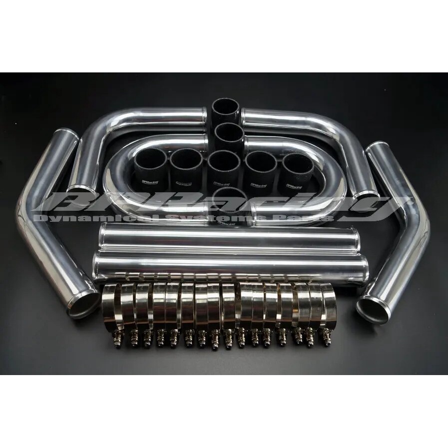 70E 3 INCH / OD 76 mm / 2MM THICKNESS / ALUMINUM TURBO INTERCOOLER ...