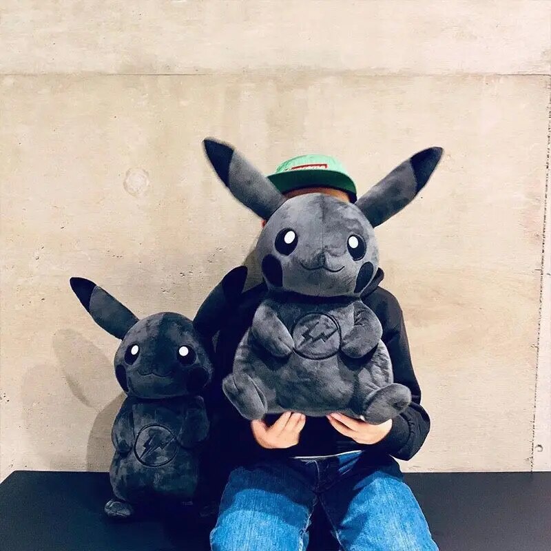 92U 3 Styles Pokemon X Fragment Anime Character Dark Pikachu Doll