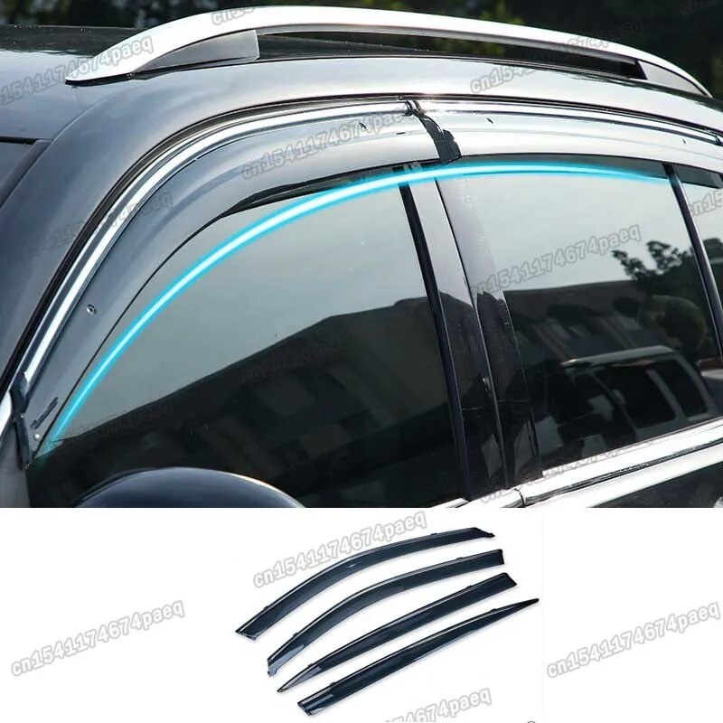 04x Car Window Rain Visor Trims Kit for Haval Dargo 2020 2021 2022 2023 ...