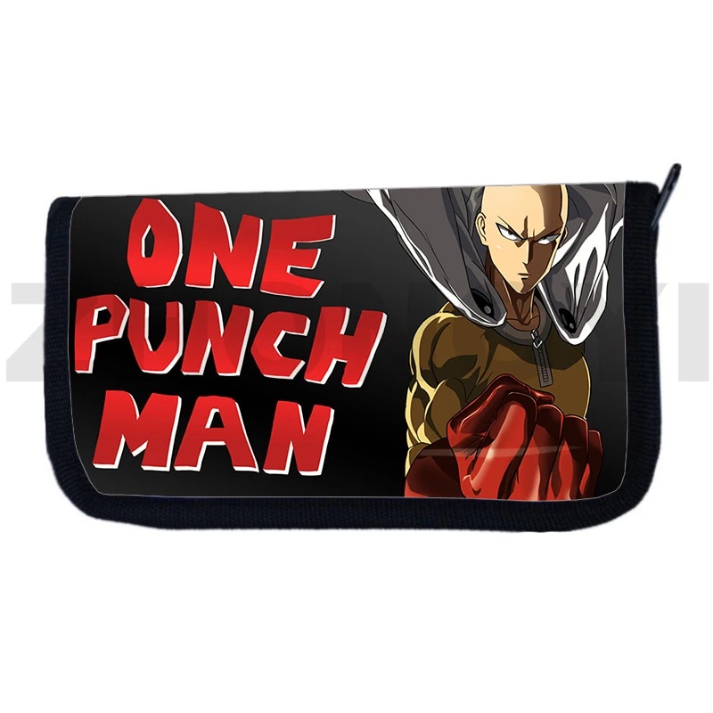 50P Cartoon One-Punch Man 3D Wallet Fashion Women Clutch Bag Children ...