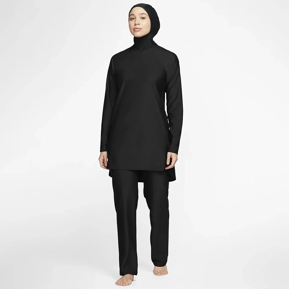 49u 2 Piece Set Muslim Women Suimsuit Modest Bathing Suit Burkini Big ...