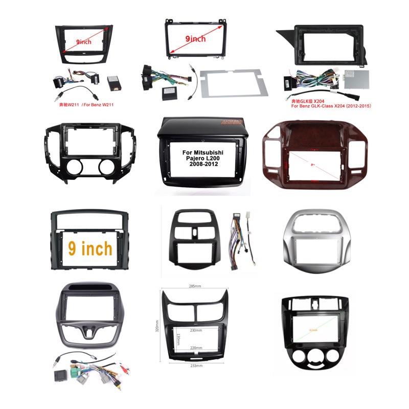 car stereo GPS Radio Android frame for mitsubish pajero I200 outlander ...