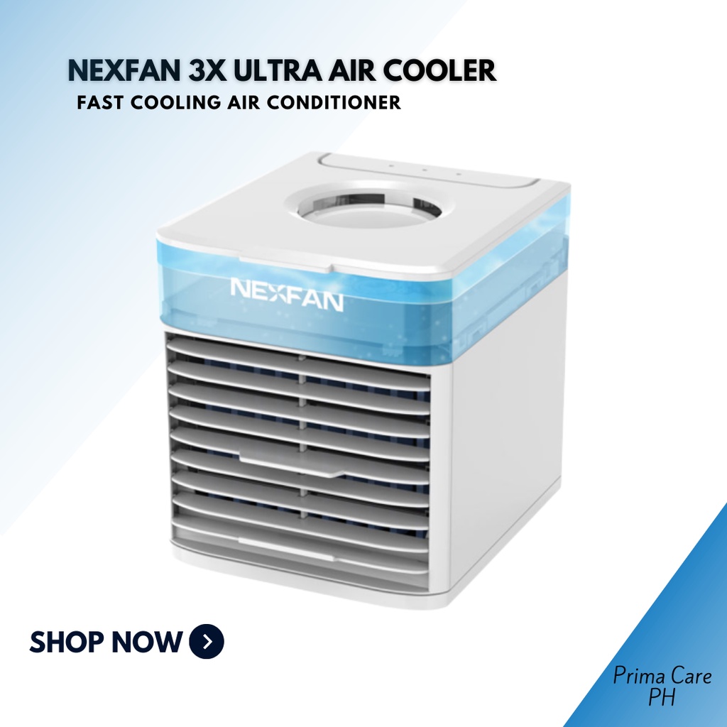 NEXFAN 3X ULTRA AIR COOLER FAST COOLING AIR CONDITIONER PORTABLE AC POWERFUL COOLING FAN OIL