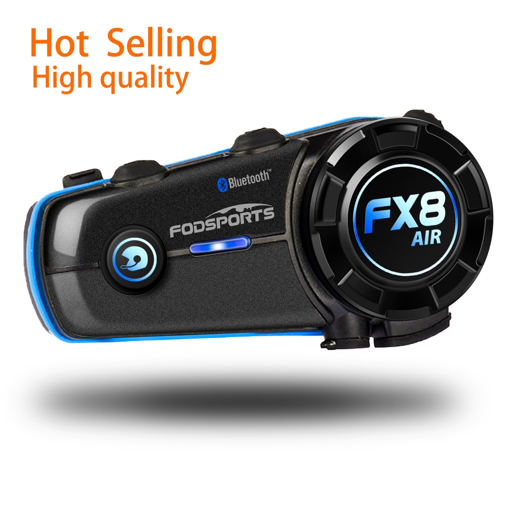 Fodsports FX8 AIR 1000M BT 5.0 interphone Full Duplex Intercom Moto Ski ...