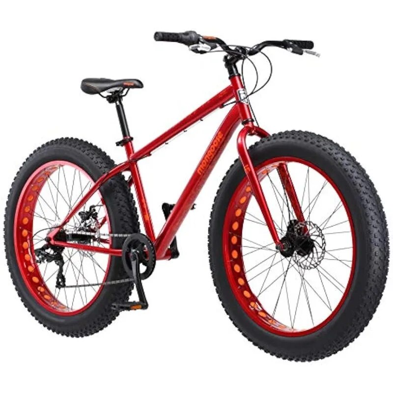 Aztec Mens and Womens Fat Tire Bike, 18-Inch Steel Frame, 26-Inch ...