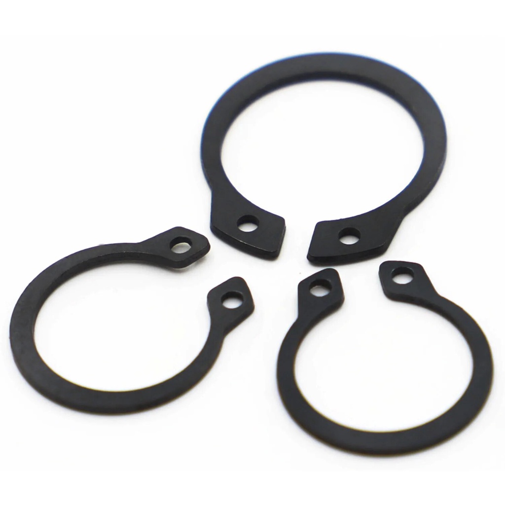 Circlips Externes SEIDER Type C M6-M50 - Anneaux De Retenue Acier Carbone 20pièces (M7)