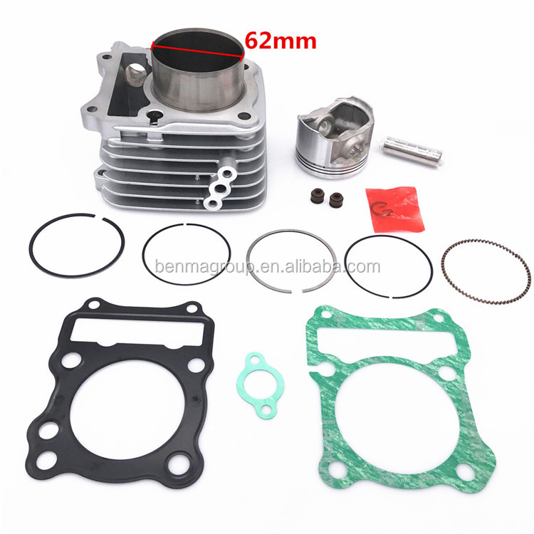 62mm big bore 125cc GN125 GN150 motorcycle engine cylinder block piston