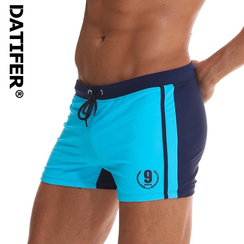 2023 Datifer Men's Swimtrunks Swimming Briefs Homens Maillot Bain Male