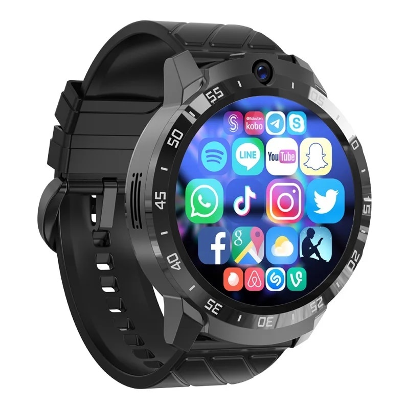 NEW 4g Smart Watch Insert sim Card MT27 with HD Round Screen Wifi Voice Video Call Camera Sport H