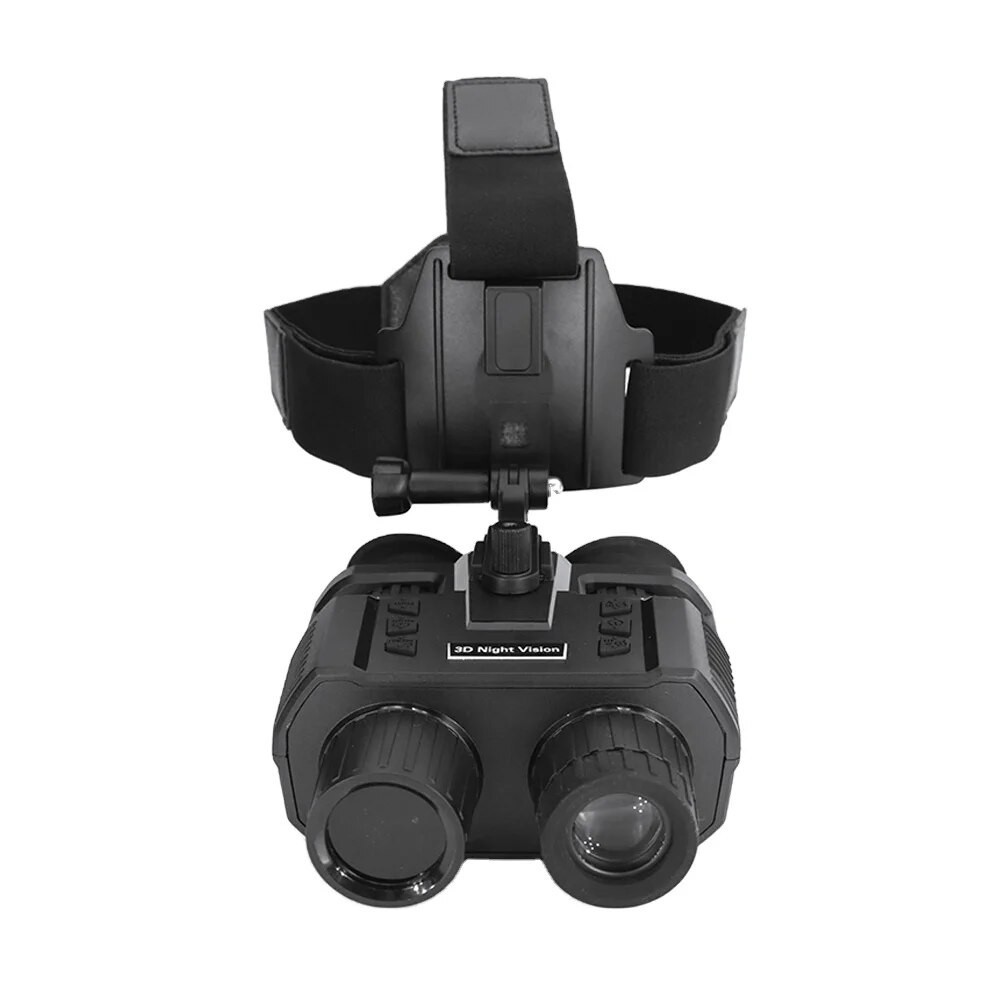 Helmet Mounted Night Vision Goggles for 100 Darkness Naked Eyes 3D Display Tactical HD Digital