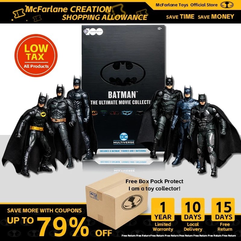 Mcfarlane Toys Batman The Ultimate Movie Collection (WB 100 DC ...