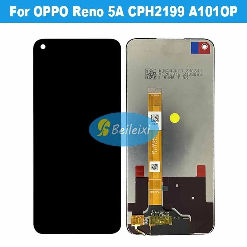 ☃For OPPO Reno 5A CPH2199 A101OP LCD Display Touch Screen Digitizer  Assembly 3❂