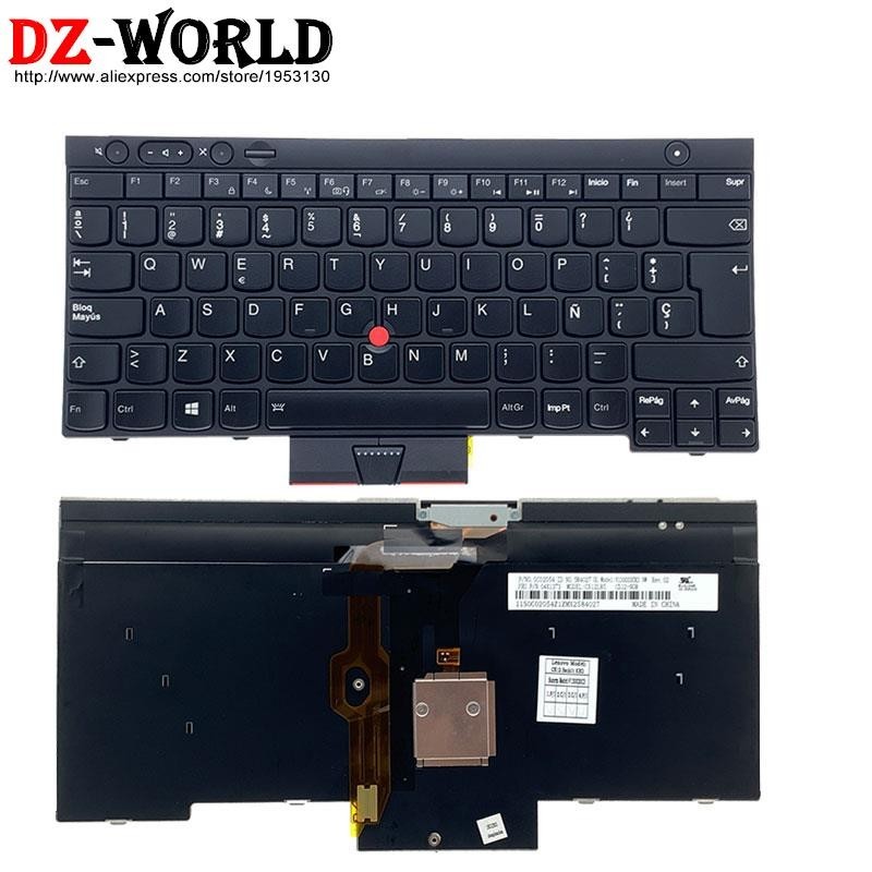 SPA Spanish Backlight Keyboard for Lenovo Thinkpad T430 T430S T530 W530 ...