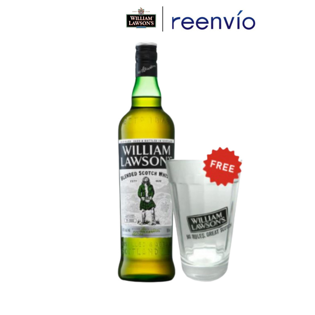 2024 model Whisky Blended Lawson's Scotch with Free William 750ml Glass