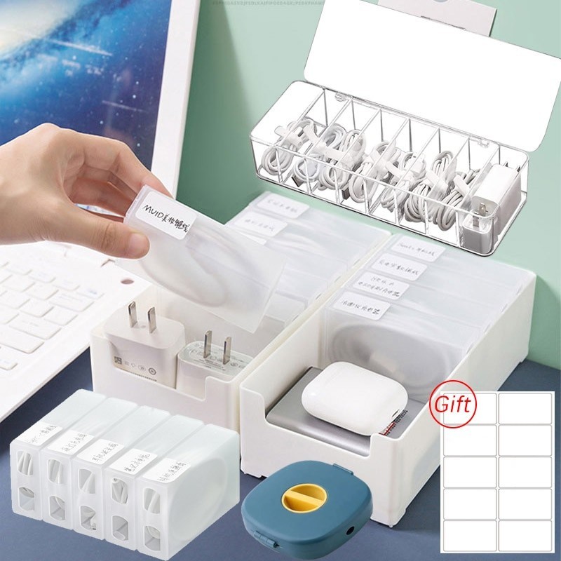 Data Cable Storage Box Charging Cable Organizer Data Cable Organizer ...