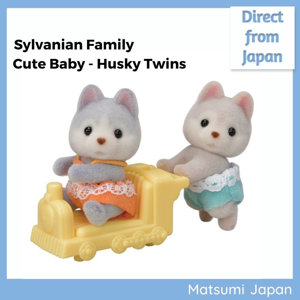 Sylvanian Families Husky Baby Twins Direct from Japan Shopee Philippines