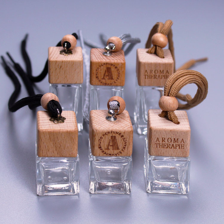 Square Shape 5ml Empty Bottle Essential Oil Diffuser Aromatherapy Car