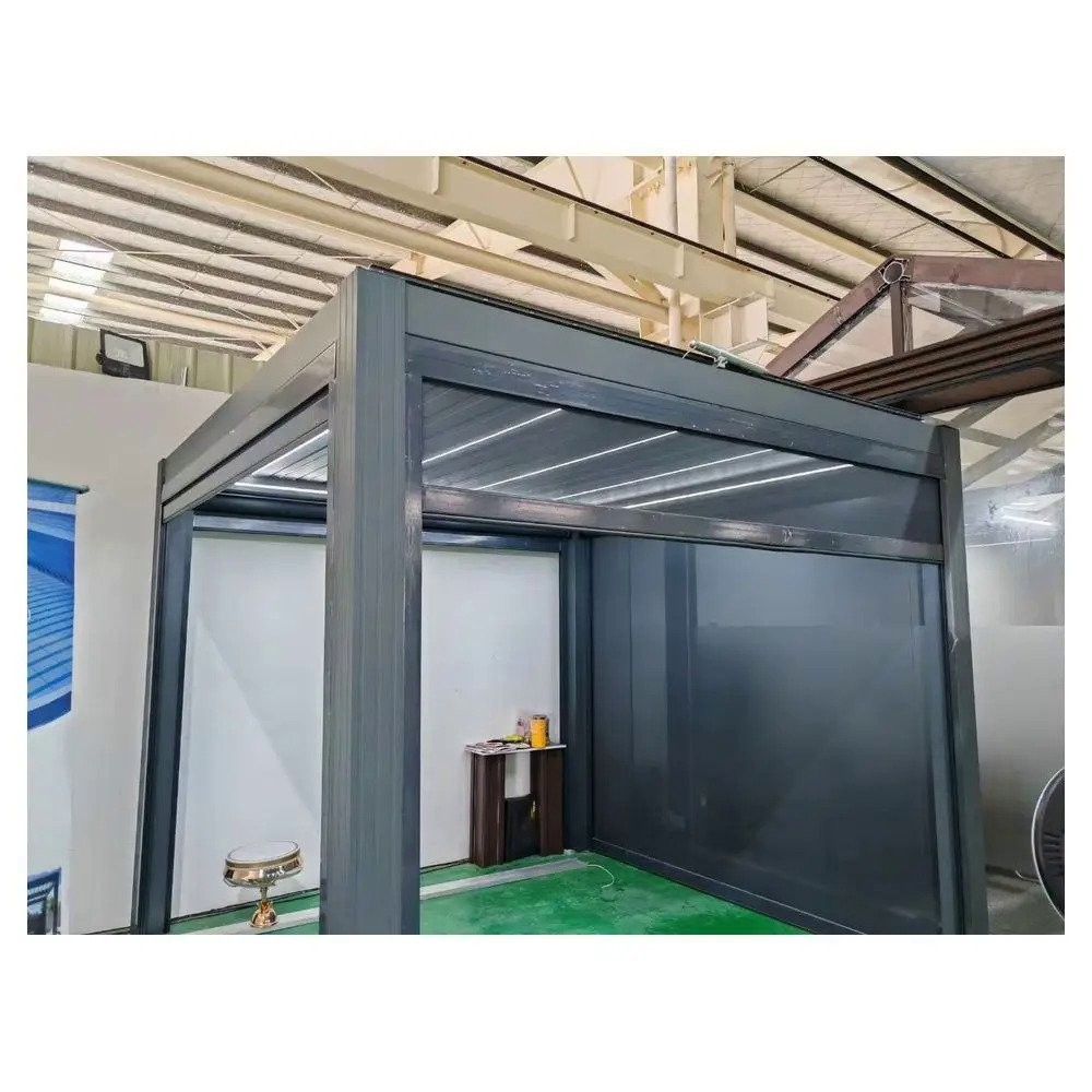 Prima Luxury Motorized Louvered Roof Kits Outdoor Aluminium Bioclimatic