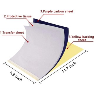 ♞30 Sheets A4 Tattoo Transfer Paper Tattoo Thermal Stencil Papers for ...