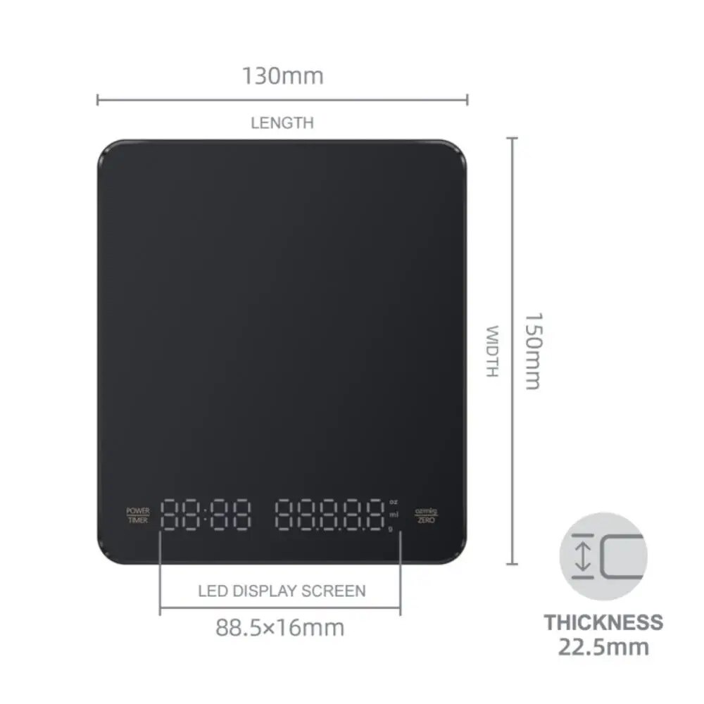 Timemore Black Mirror Basic + High Precision Electronic Scales Espresso ...