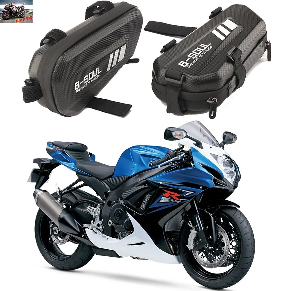 ~Waterproof Hard Shell Triangle Side Bag For Suzuki Gsxr 600 Gsxs 750 ...