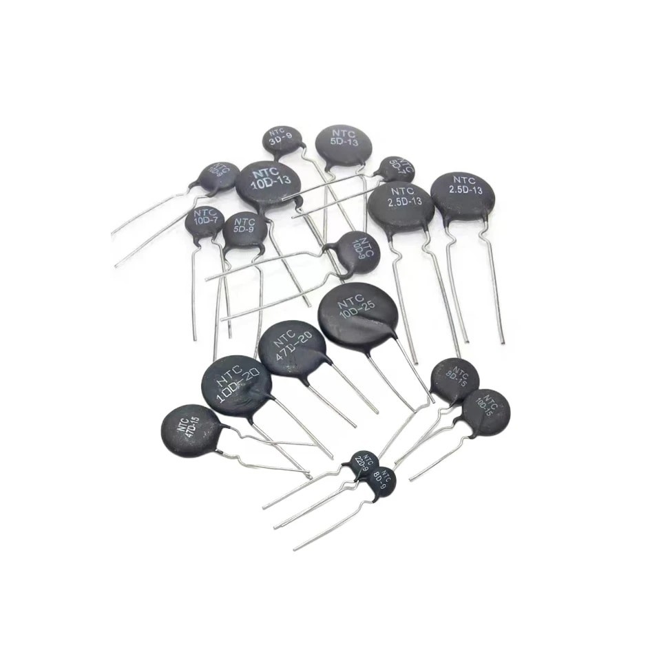 10pcs/lot Thermal Resistor NTC 5D-7 5D-9 5D-11 5D-15 5D-20 8D-20 10D-9 ...