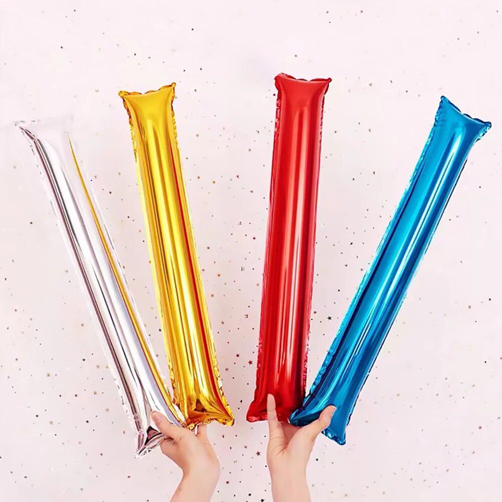 24pcs Inflatable Cheering Bam Bam Thunder Sticks Cheerleading Clapper ...