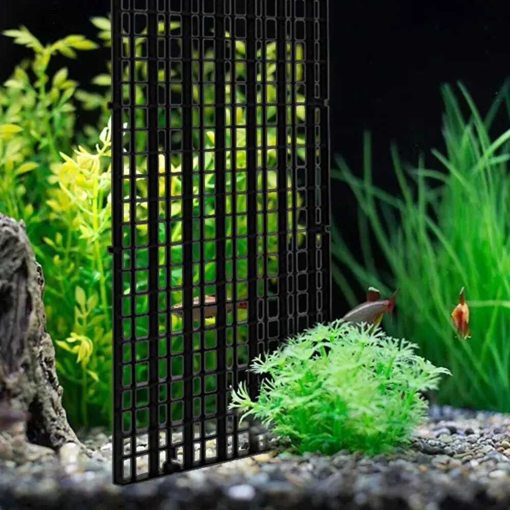 4 Pcs/Set Aquarium Divider Tray Plastic Grid Aquarium Egg Crate Light ...