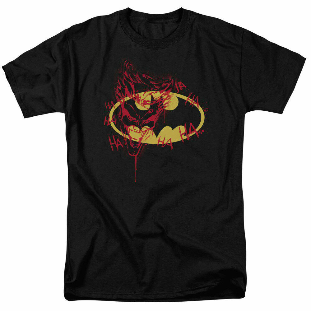 Batman Logo Con Il Joker Graffiti Dc T-Shirt - Foto 8