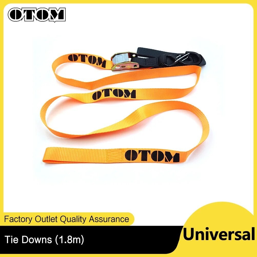 ☀OTOM Tension Rope Tie Down Strap Strong Ratchet Belt Car Luggage Bag Cargo  Lashing Strap With M ⚖H