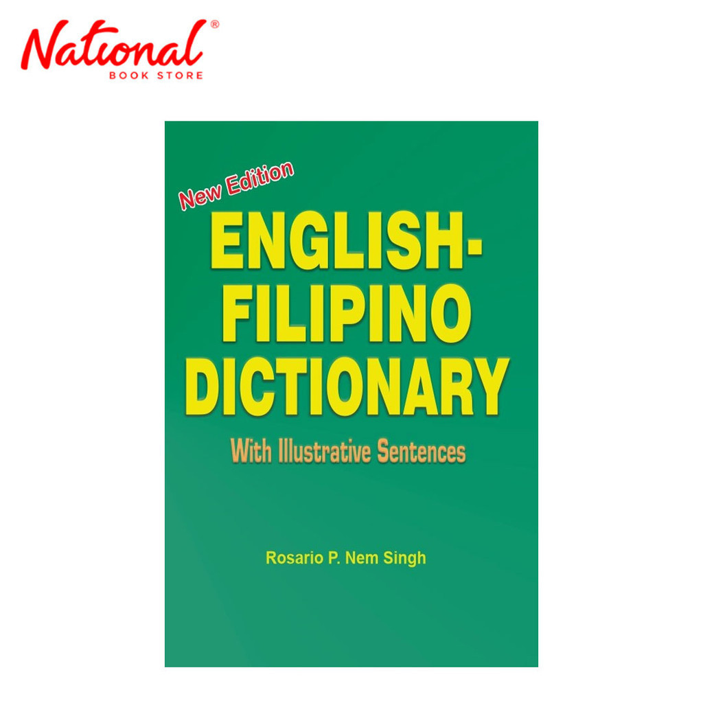 English-Filipino Dictionary by Rosario P. Nem Singh - Trade Paperback ...