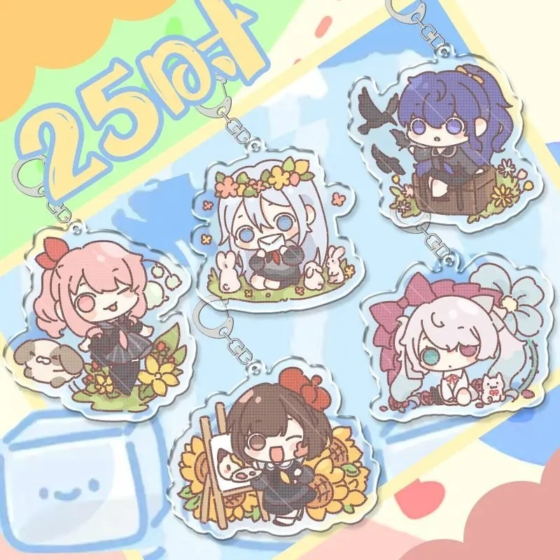 Puroseka Anime Keychain Women Asahina Mafuyu Akiyama Mizuki PJSK ...
