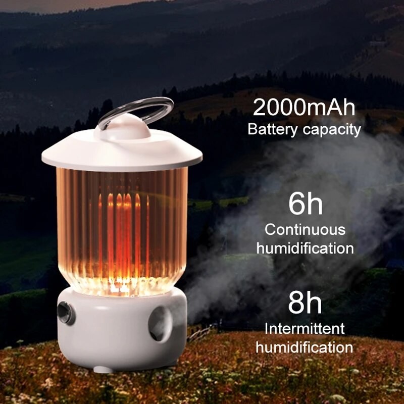 MI Wireless Portable Air Humidifier Camping Light 2000mAh USB Aroma ...