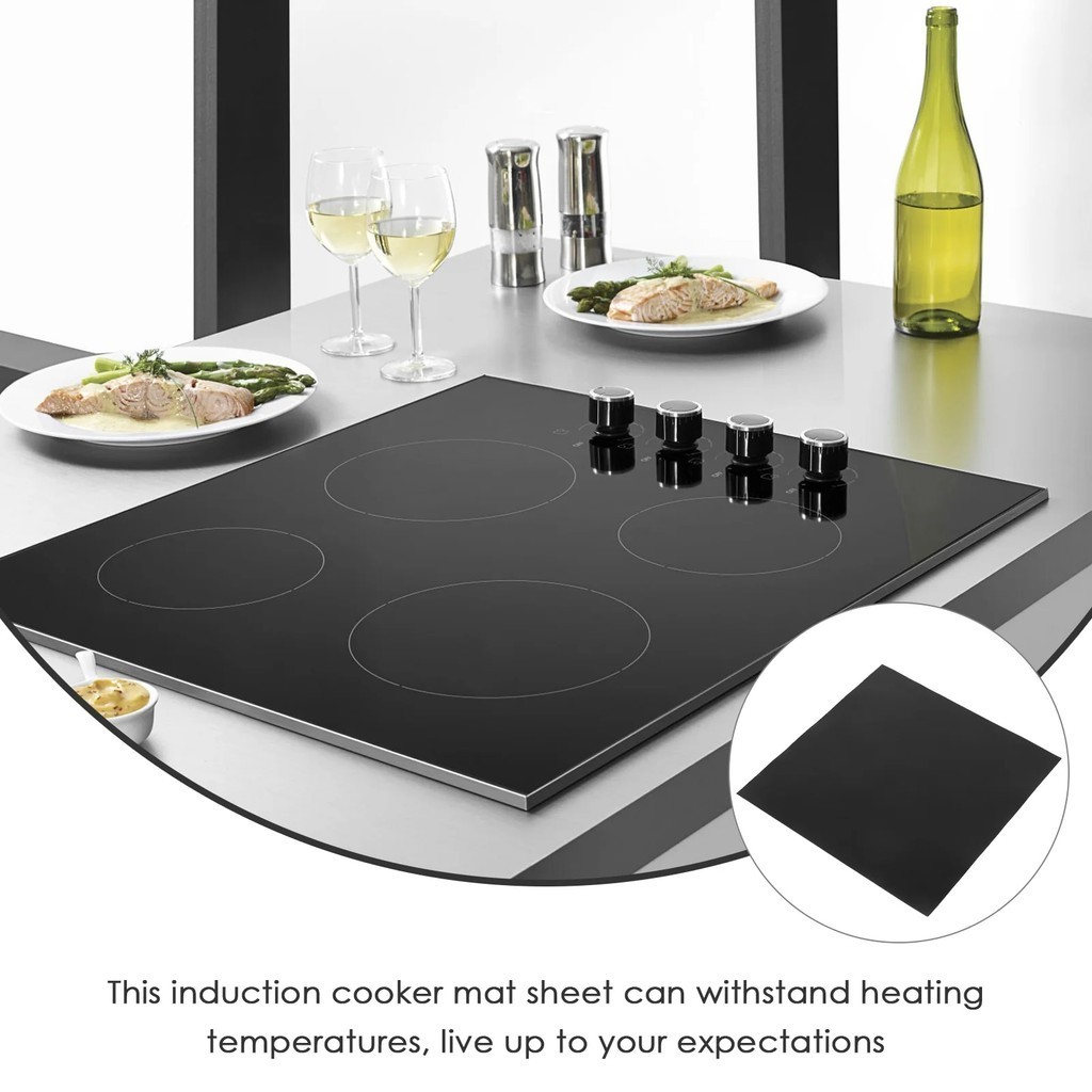 Induction Cooker Protective Mat Silicone Cooktop Protector Washable ...